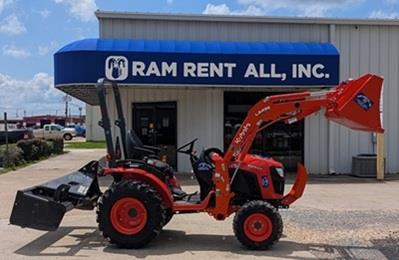 Rental store for 24HP TRACTOR W  FRONT LOADER   BOX BLADE in Monroe LA