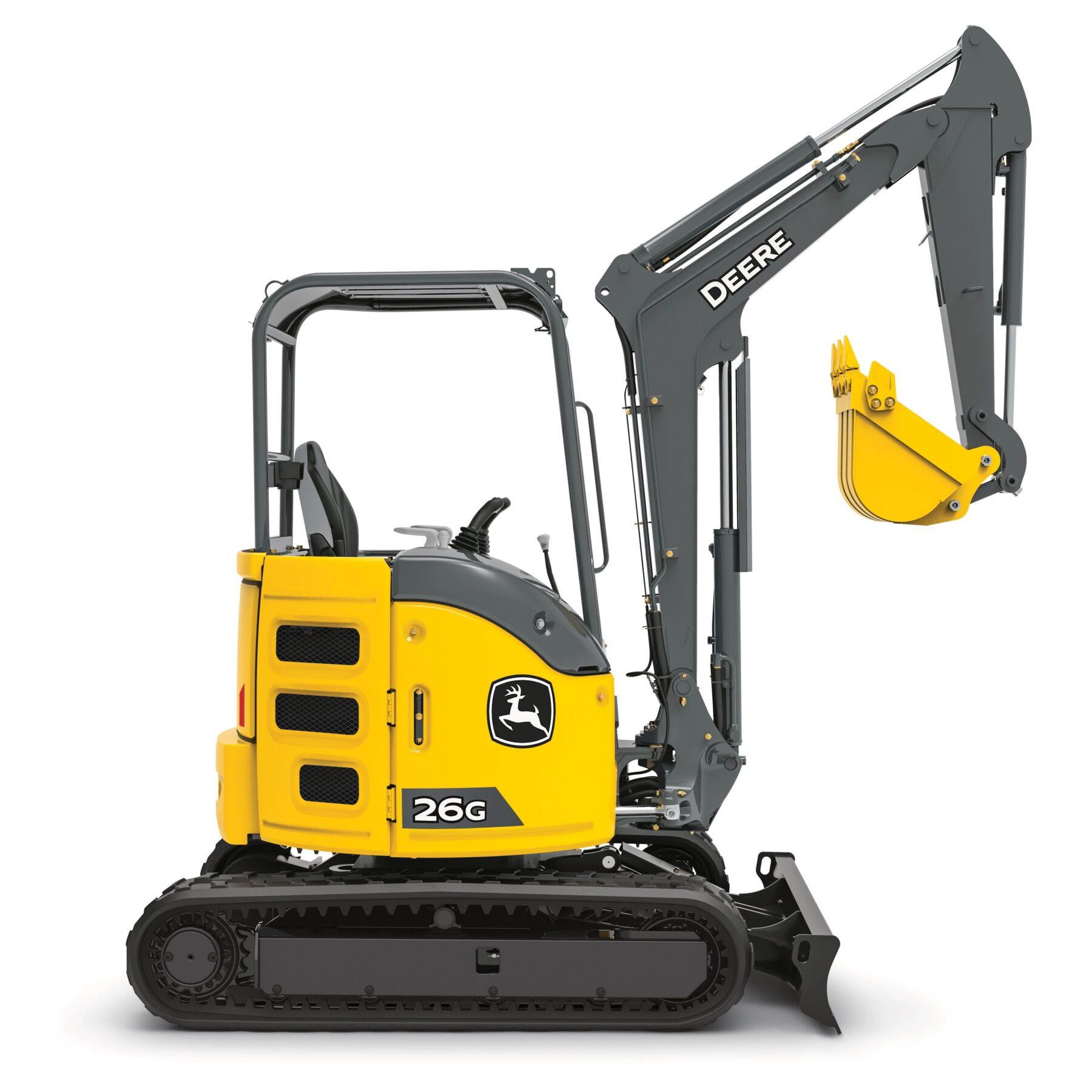 Rental store for 6,100 lb John Deere 26G Excavator in Monroe LA